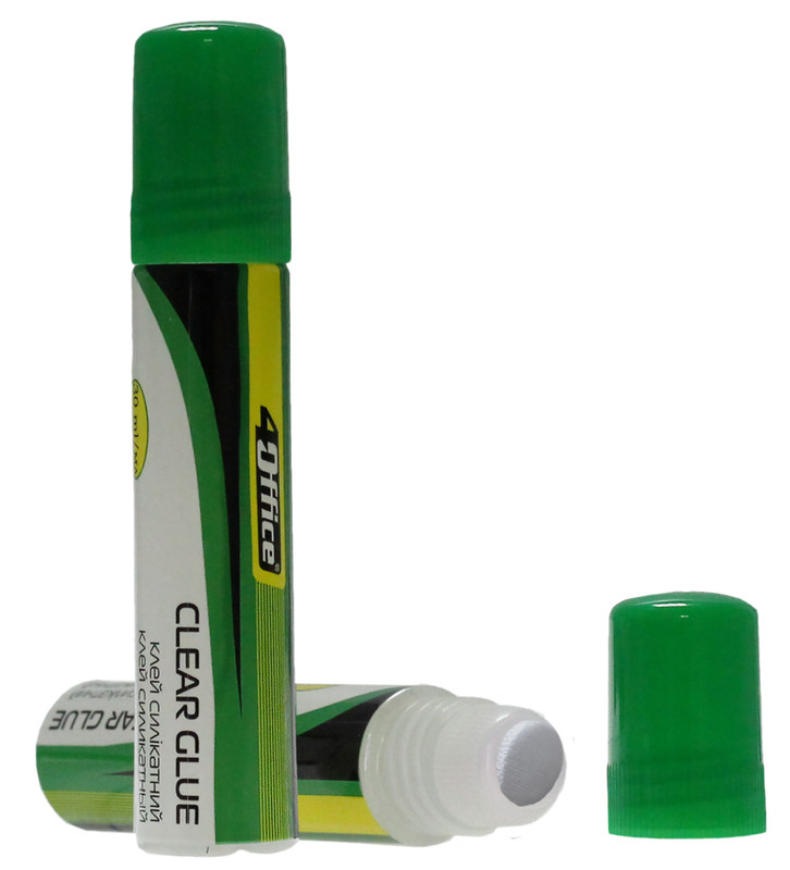 Клей-олівець 4OFFICE (4-335), силікатний, 30мл (4-335)